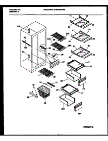 06 - Shelves And Supports parts for Frigidaire Refrigerator MRS22WRAD1 from AppliancePartsPros.com