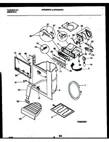 10 - Ice Door, Dispenser And Water Tanks parts for Frigidaire Refrigerator MRS22WRAD1 from AppliancePartsPros.com
