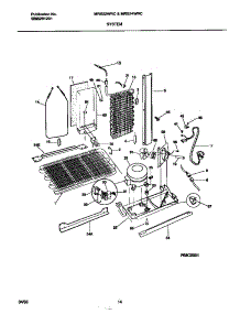 08 - System parts for Frigidaire Refrigerator MRS22WRCW2 from AppliancePartsPros.com