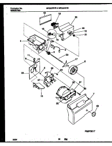 12 - Ice Dispenser parts for Frigidaire Refrigerator MRS24WHBW0 from AppliancePartsPros.com