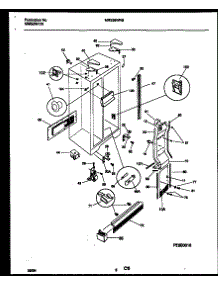 04 - Cabinet Parts parts for Frigidaire Refrigerator MRS26WRBW0 from AppliancePartsPros.com
