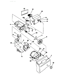 09 - Ice Container / Drive parts for Frigidaire Refrigerator MRS24WRCW0 from AppliancePartsPros.com