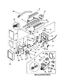 10 - Ice Maker parts for Frigidaire Refrigerator MRS24WRCW0 from AppliancePartsPros.com