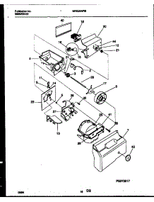 09 - Ice Dispenser parts for Frigidaire Refrigerator MRS26WRBW0 from AppliancePartsPros.com
