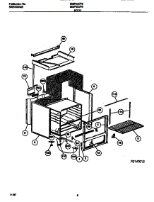 04 - Body parts for Frigidaire Range MGF500PBDB from AppliancePartsPros.com