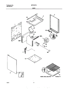 07 - Body parts for Frigidaire Range MPF303PGWH from AppliancePartsPros.com