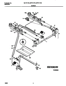 03 - Burner parts for Frigidaire Range MPF311SGDA from AppliancePartsPros.com