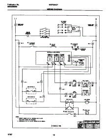 07 - Wiring Diagram parts for Frigidaire Range MGF354CFSA from AppliancePartsPros.com