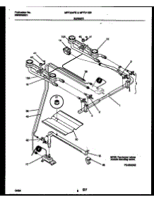 04 - Burner, Manifold And Gas Control parts for Frigidaire Range MPF311SBWA from AppliancePartsPros.com
