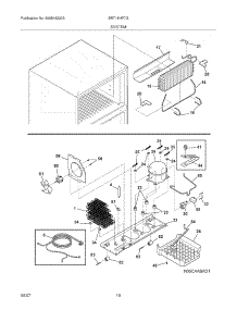 09 - System parts for Frigidaire Refrigerator BRT18HP7GW0 from AppliancePartsPros.com