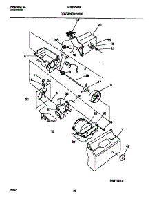 09 - Container / Drive parts for Frigidaire Refrigerator MRS20WRFD0 from AppliancePartsPros.com