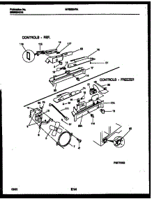 06 - Refrigerator Control Assembly, Damp parts for Frigidaire Refrigerator MRS22HRAD2 from AppliancePartsPros.com