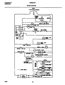 11 - Wiring Diagram parts for Frigidaire Refrigerator MRS20WRFD0 from AppliancePartsPros.com