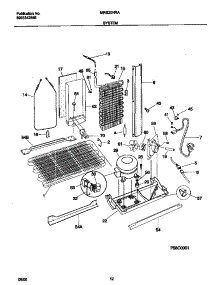 07 - System parts for Frigidaire Refrigerator MRS20HRAWD from AppliancePartsPros.com