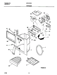 08 - Ice Dispenser parts for Frigidaire Refrigerator MRS22WHHD0 from AppliancePartsPros.com