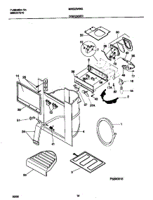 08 - Ice And Water Disp parts for Frigidaire Refrigerator MRS22WNGW4 from AppliancePartsPros.com