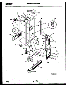 04 - Cabinet Parts parts for Frigidaire Refrigerator MRS22WRAD0 from AppliancePartsPros.com