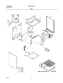 09 - Body parts for Frigidaire Range MGF316WGSG from AppliancePartsPros.com