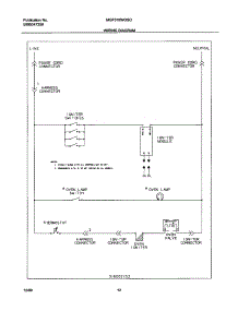 12 - Wiring Diagram parts for Frigidaire Range MGF316WGSG from AppliancePartsPros.com