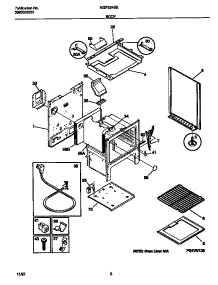 04 - Body parts for Frigidaire Range MGF324SEWD from AppliancePartsPros.com
