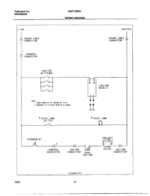 12 - Wiring Diagram parts for Frigidaire Range MGF316WGSJ from AppliancePartsPros.com