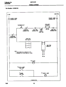 07 - Wiring Diagram parts for Frigidaire Range MGF324SEDD from AppliancePartsPros.com