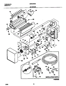 10 - Ice Maker parts for Frigidaire Refrigerator MRS22WNGW4 from AppliancePartsPros.com