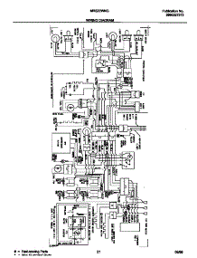 12 - Wiring Diagram parts for Frigidaire Refrigerator MRS22WNGW4 from AppliancePartsPros.com