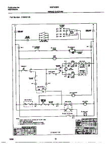 07 - Wiring Diagram parts for Frigidaire Range MGF352BEWC from AppliancePartsPros.com