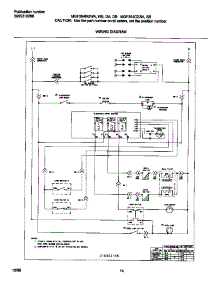 07 - Wiring Diagram parts for Frigidaire Range MGF354BGDB from AppliancePartsPros.com