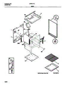 04 - Body parts for Frigidaire Range MPF311PCDA from AppliancePartsPros.com