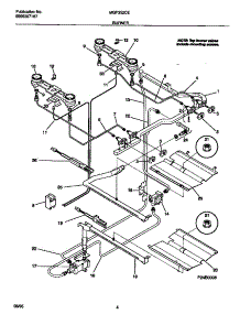 03 - Burner parts for Frigidaire Range MGF352CESB from AppliancePartsPros.com