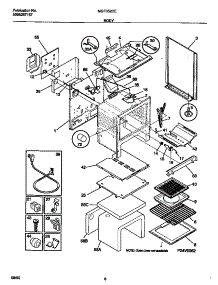 04 - Body parts for Frigidaire Range MGF352CESB from AppliancePartsPros.com