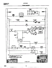 07 - Wiring Diagram parts for Frigidaire Range MGF354SEWC from AppliancePartsPros.com