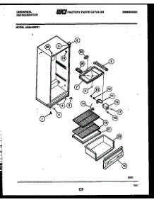 03 - Cabinet Parts parts for Frigidaire Refrigerator ASM140WKH1 from AppliancePartsPros.com