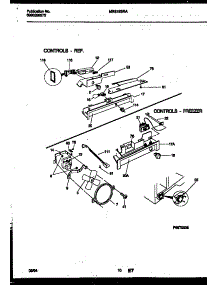 06 - Refrigerator Control Assembly, Damp parts for Frigidaire Refrigerator MRS19BRAW1 from AppliancePartsPros.com