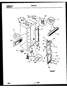 04 - Cabinet Parts parts for Frigidaire Refrigerator MRS20HRAW3 from AppliancePartsPros.com