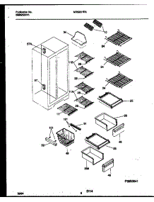 05 - Shelves And Supports parts for Frigidaire Refrigerator MRS20HRAW3 from AppliancePartsPros.com