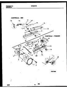 06 - Refrigerator Control Assembly, Damp parts for Frigidaire Refrigerator MRS20HRAW3 from AppliancePartsPros.com