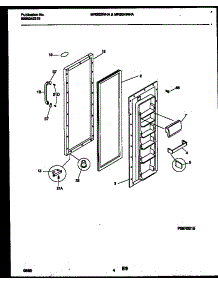 03 - Refrigerator Door Parts parts for Frigidaire Refrigerator MRS22WHAW0 from AppliancePartsPros.com