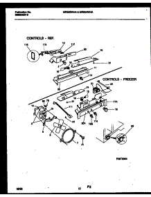 07 - Refrigerator Control Assembly, Damp parts for Frigidaire Refrigerator MRS22WHAW0 from AppliancePartsPros.com