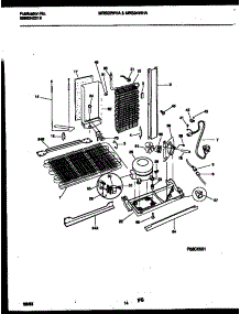 08 - System And Automatic Defrost Parts parts for Frigidaire Refrigerator MRS22WHAW0 from AppliancePartsPros.com