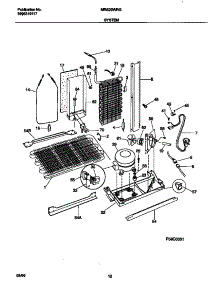 07 - System parts for Frigidaire Refrigerator MRS20WRGW2 from AppliancePartsPros.com