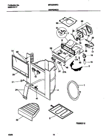 08 - Dispenser parts for Frigidaire Refrigerator MRS20WRGW2 from AppliancePartsPros.com