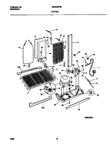07 - System parts for Frigidaire Refrigerator MRS22WNED3 from AppliancePartsPros.com