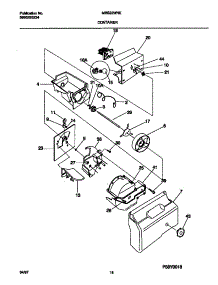 09 - Container parts for Frigidaire Refrigerator MRS22WNED3 from AppliancePartsPros.com