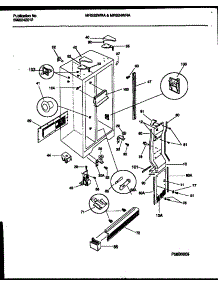 04 - Cabinet Parts parts for Frigidaire Refrigerator MRS22WRAW1 from AppliancePartsPros.com