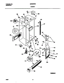 04 - Cabinet parts for Frigidaire Refrigerator MRS22WNEW3 from AppliancePartsPros.com