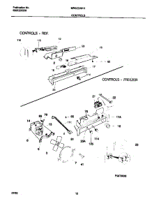 06 - Controls parts for Frigidaire Refrigerator MRS22WHHD1 from AppliancePartsPros.com