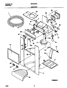 08 - Dispenser parts for Frigidaire Refrigerator MRS22WNGW7 from AppliancePartsPros.com